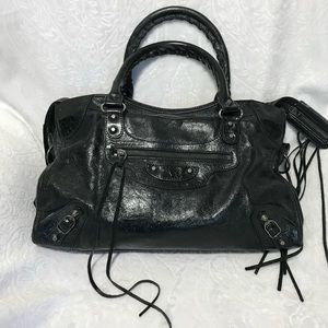 Balenciaga Classic City Black w/ Silver Hardware